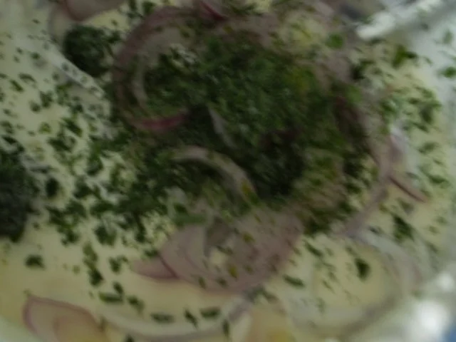 Paprika-Kartoffeln zu Matjes - Rezept - Bild Nr. 9