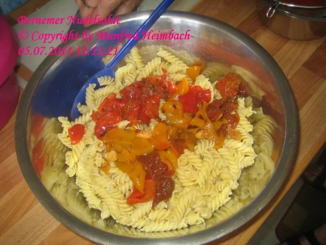 Salat – Bernemer Nudelsalat - Rezept - Bild Nr. 4