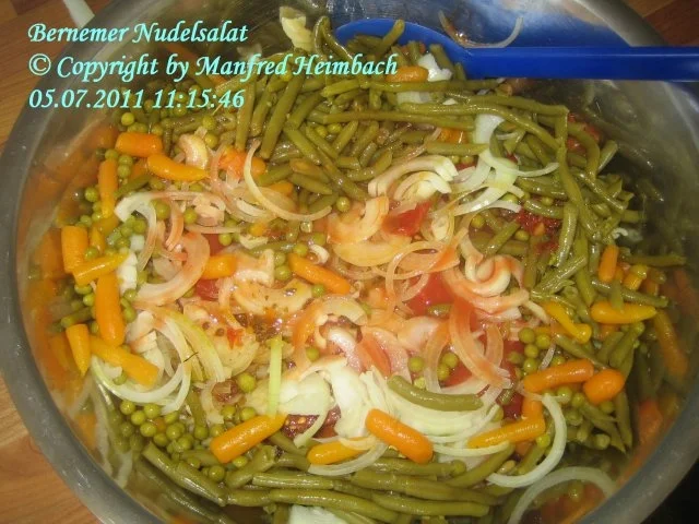 Salat – Bernemer Nudelsalat - Rezept - Bild Nr. 2