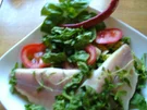 Salat mit geräucherte Forellenfiet.. mit Meerrettich-Dressing - Rezept