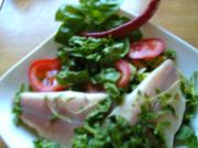 Salat mit geräucherte Forellenfiet.. mit Meerrettich-Dressing - Rezept