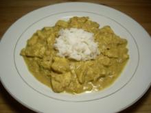 Chicken Korma mit Reis - Rezept