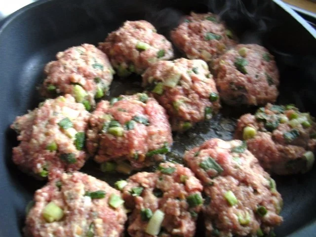 Frikadellen.. Bulletten.. mit Frühlingszwiebel - Rezept - Bild Nr. 3