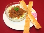 Gazpacho-Sorbet mit Brotsticks - Rezept