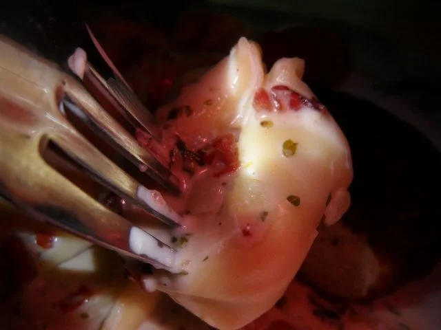 Tortellini mit sahniger Speck-Sauce; pikant - Rezept - Bild Nr. 2