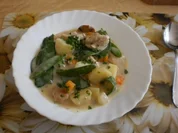 Frühlingsgemüse-Ragout mit Pute - Rezept