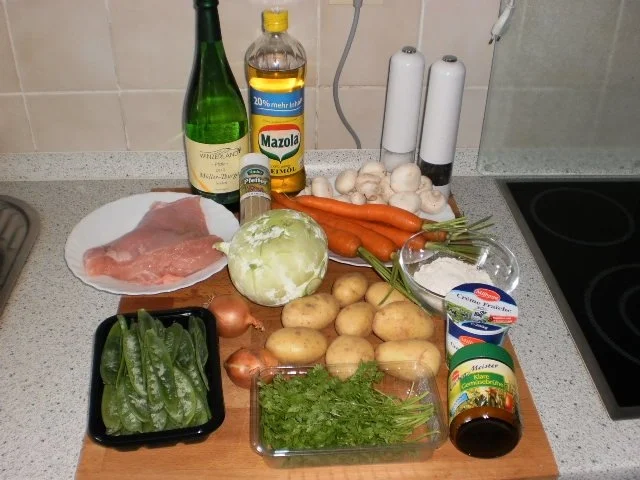 Frühlingsgemüse-Ragout mit Pute - Rezept - Bild Nr. 2