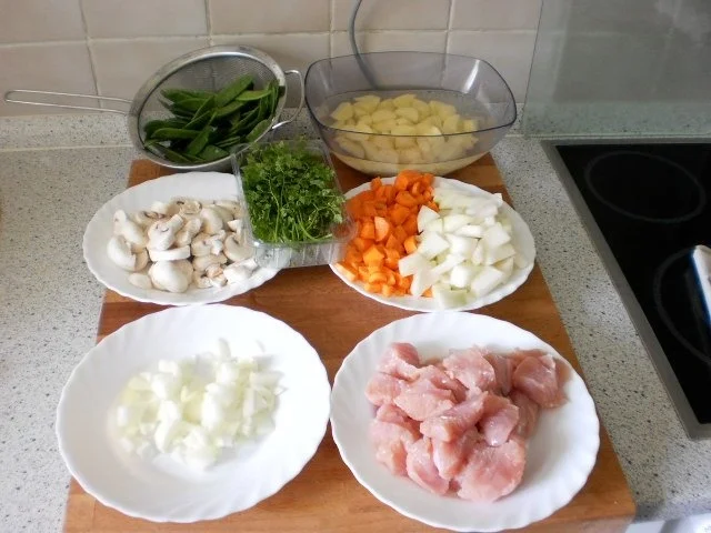 Frühlingsgemüse-Ragout mit Pute - Rezept - Bild Nr. 3