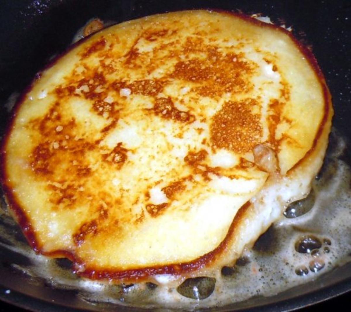 Pancakes mit und ohne Heidelbeeren - Rezept - Bild Nr. 5