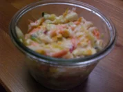 Kunterbunter Zucchinisalat - Rezept