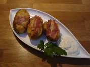 Gratinierte Kartoffeln mit Frühstücksspeck - Rezept