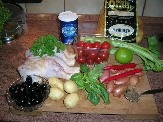 Chili-Hähnchen mit Schmor-Tomaten (leichte Sommerküche) - Rezept - Bild Nr. 3