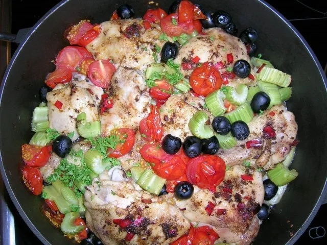 Chili-Hähnchen mit Schmor-Tomaten (leichte Sommerküche) - Rezept - Bild Nr. 13