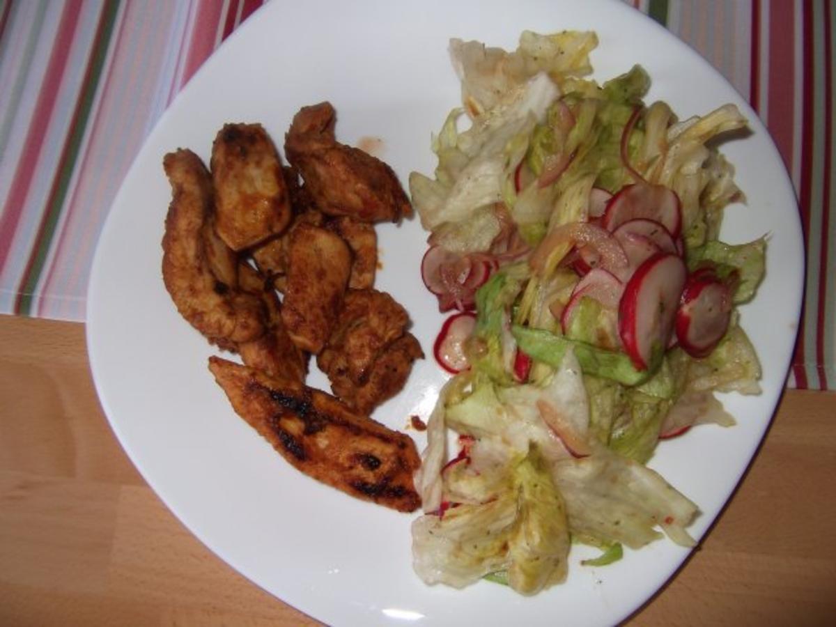 Arrabiata Hähnchen und Pute in der Pfanne Dieter´ s Art Rezept kochbar.de