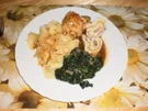 Puten-Zuccini-Röllchen mit Spinat - Rezept