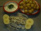 Pellkartoffeln mit Matjesfilet und Kräuterquark - Rezept