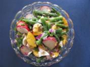 Einfacher Bohnensalat bei der Hitze aber mit Pfiff - Rezept