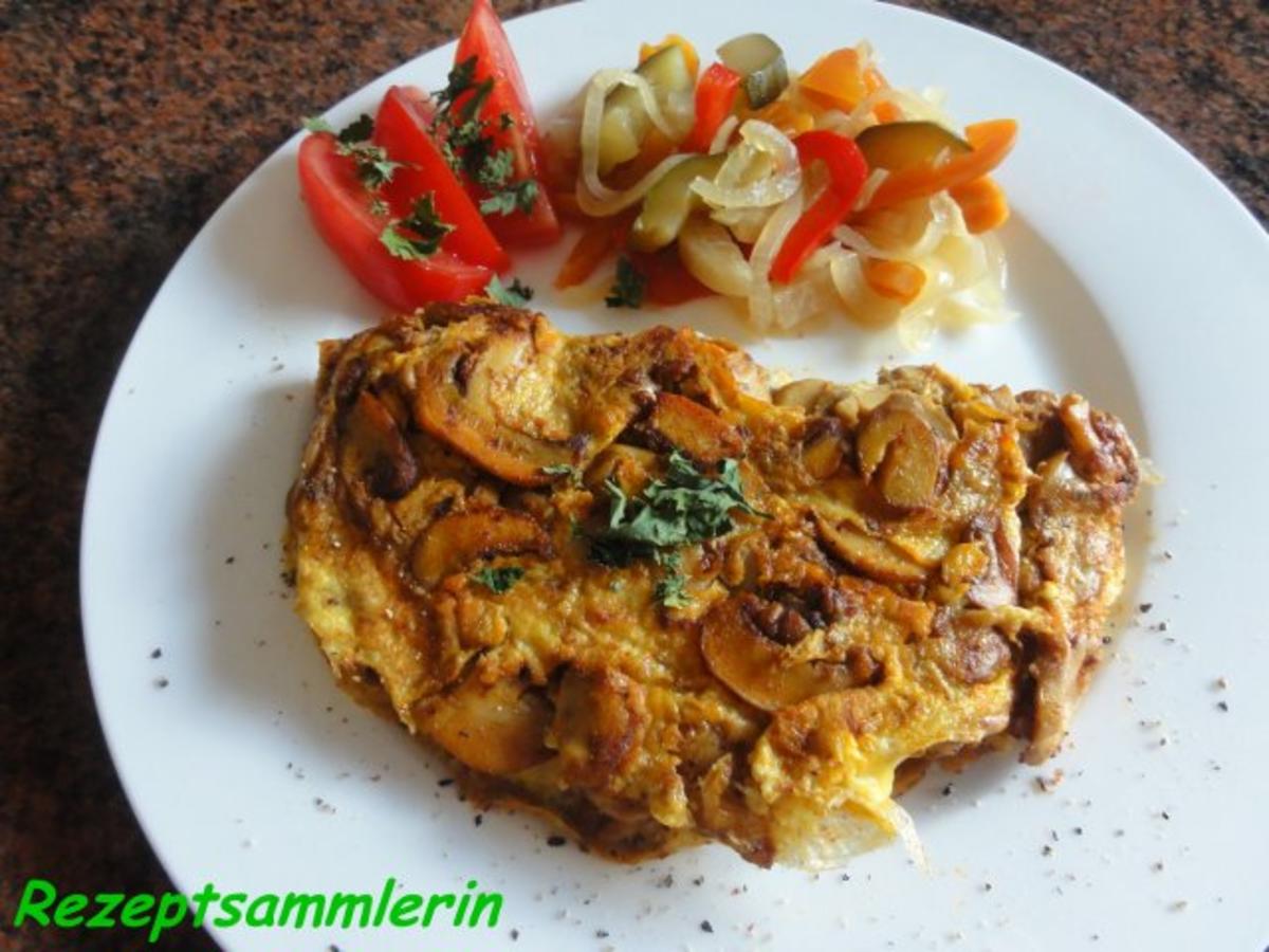 Eier: CHAMPIGNON OMELETT - schnell &amp; einfach - von Rezeptsammlerin
