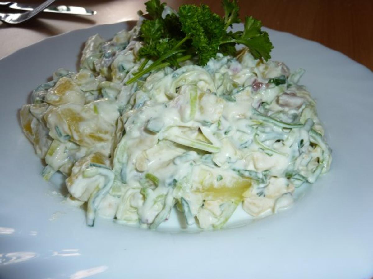 Salate: Kartoffel-Matjes-Salat - Rezept - Bild Nr. 13