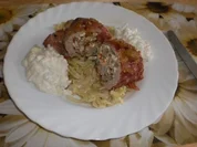 Gyros-Schnitzel-Rouladen zu Tsatziki - Rezept