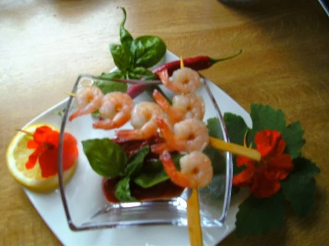 scharfer Dipp.. mit Garnelen-Spieße - Rezept - Bild Nr. 2