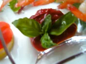 scharfer Dipp.. mit Garnelen-Spieße - Rezept