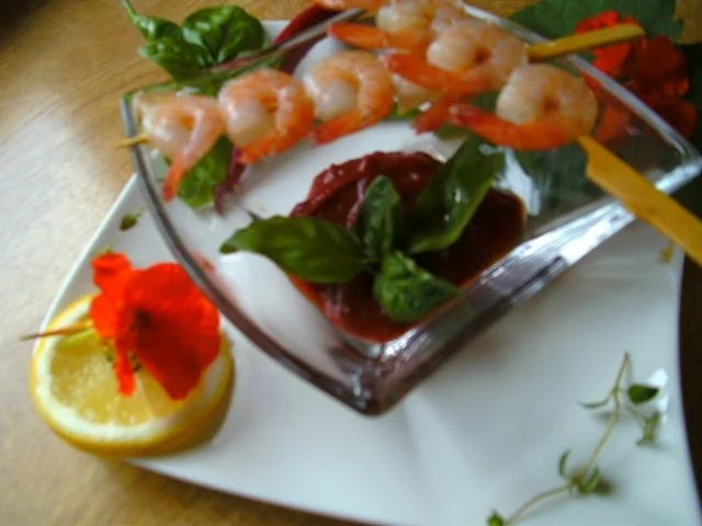 scharfer Dipp.. mit Garnelen-Spieße - Rezept - Bild Nr. 9