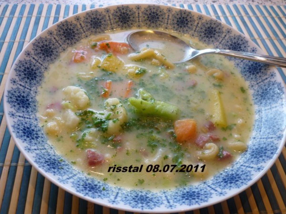 Bilder für Kartoffelsuppe mit Gemüse - Rezept