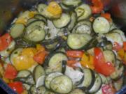 Mediteranes Zucchini Paprika Gemüse - Rezept