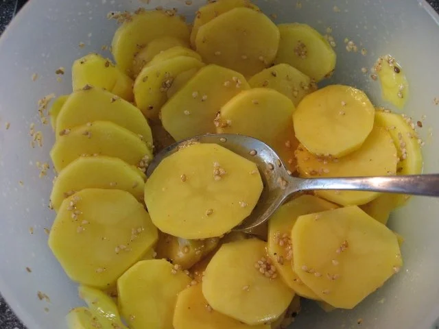 Kartoffel-Sesam-Chips (Beilage) - Rezept - Bild Nr. 4