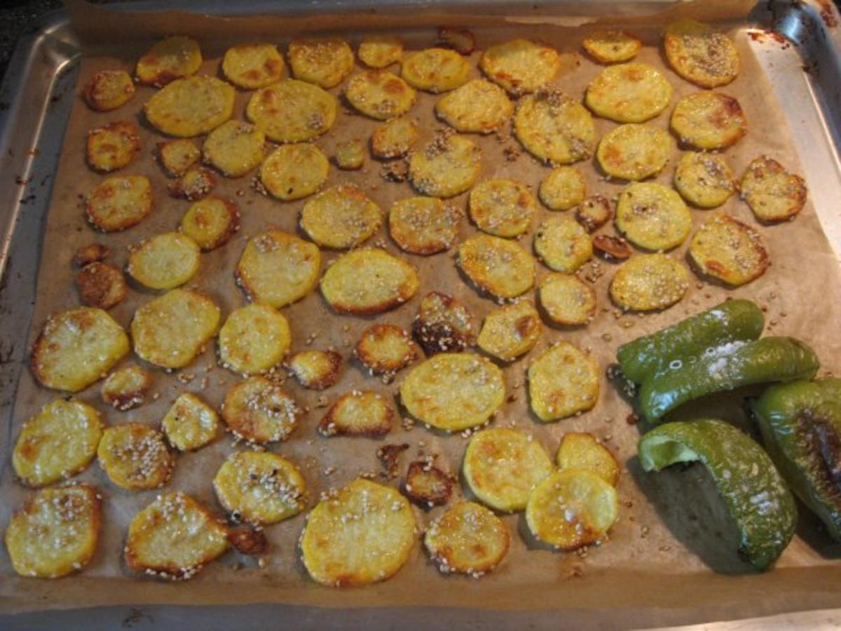 Kartoffel-Sesam-Chips (Beilage) - Rezept - Bild Nr. 6