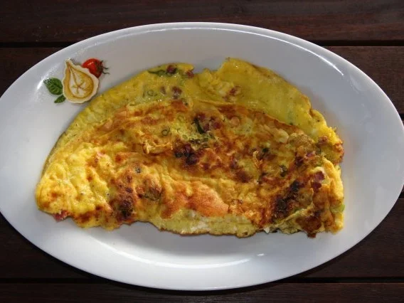 Omelett mit Schafskäse - Rezept