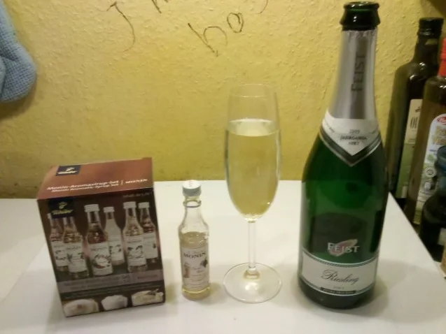 Sekt: Vin mousseux avec Chocolat Blanc! - Rezept