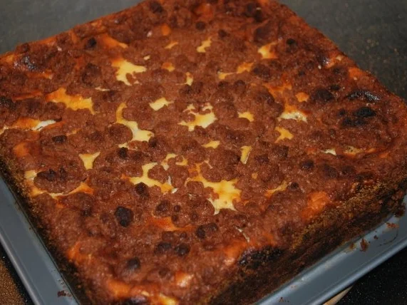 Rezept: Mandarinen-Käsekuchen mit Schokostreuseln Bild Nr. 2 Mandarinen-Käsekuchen mit Schokostreuseln - Rezept - Bild Nr. 2