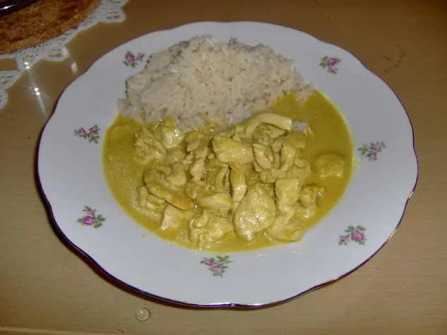 Putengeschnetzeltes in Currysoße - Rezept