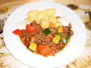 Hacksoße mit Kartoffeln - Rezept