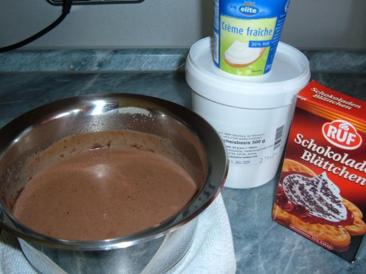 Eis : Schokolade mit Creme fraiche - Rezept - Bild Nr. 3