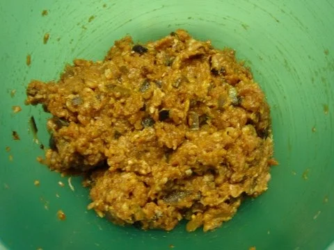 gefüllte Zucchini im Gemüsebeet - Rezept - Bild Nr. 7