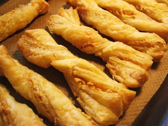 Rezept: Blätterteig-Gebäck - herzhaft ... Blätterteig-Gebäck - herzhaft ... - Rezept