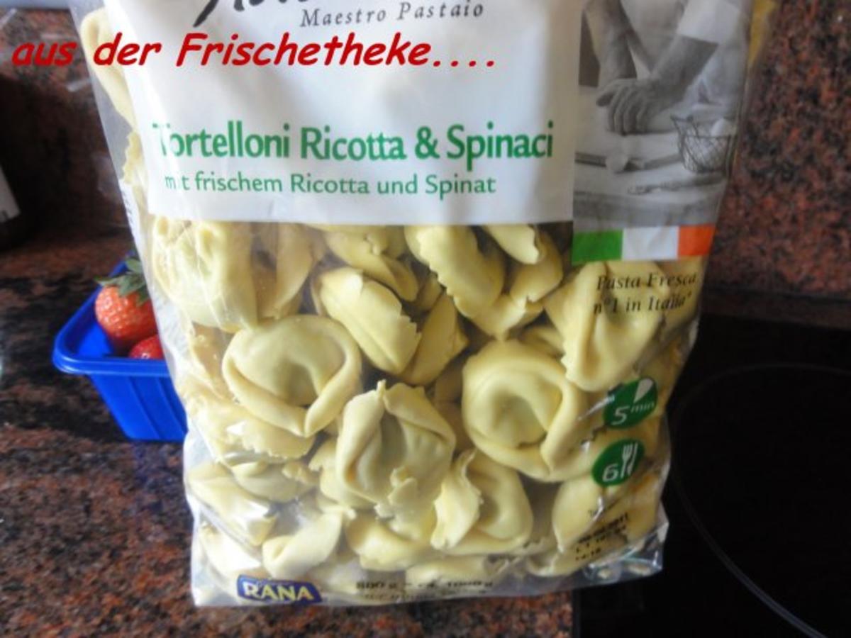 Nudeln:   TORTELLONI mit Spinat/Ricottafüllung - Rezept - Bild Nr. 2