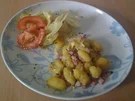 Gnocchi mit Käse und Speck - Rezept