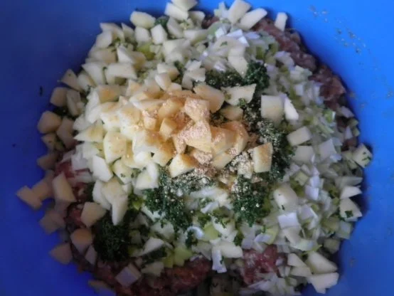 Apfel - Lauch - Frikadellen - Rezept - Bild Nr. 2