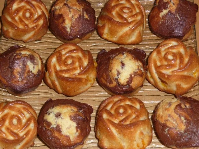 Muffinröschen Duo - Rezept