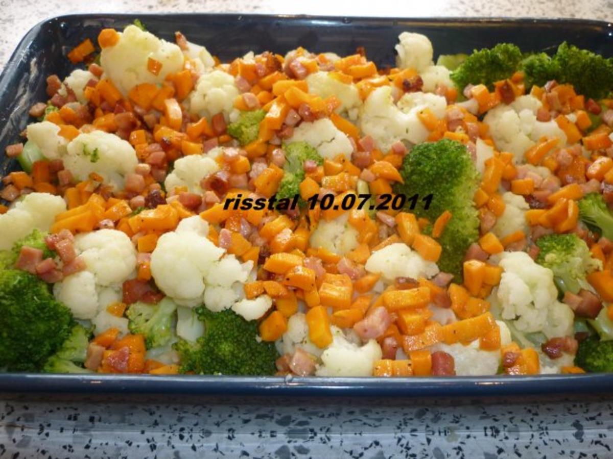 Blumenkohl Brokkoli Gratin - einfach - von risstal