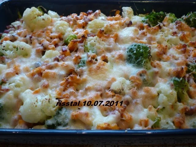 Blumenkohl - Brokkoli - Gratin - Rezept