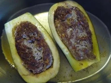 gefüllte Aubergine überbacken - Rezept - Bild Nr. 7
