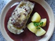 gefüllte Aubergine überbacken - Rezept