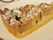 Rezept: Apeltarte mit Marzipanstreusel Apeltarte mit Marzipanstreusel - Rezept