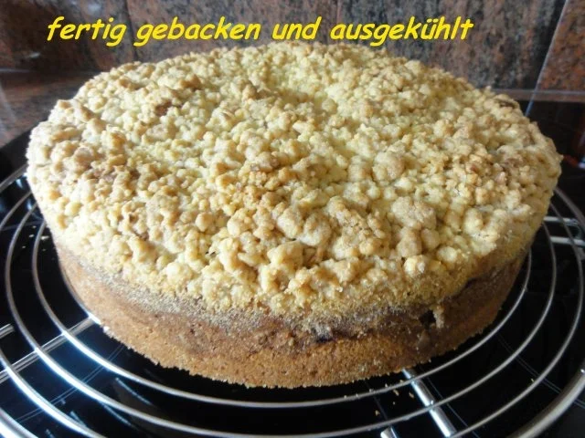 Rührteig:   SAUERKIRSCH mit Nussstreusel - Rezept - Bild Nr. 9