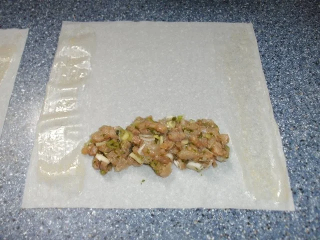 Frühlingsrollen mit Lachs und Gurkensalat - Rezept - Bild Nr. 4